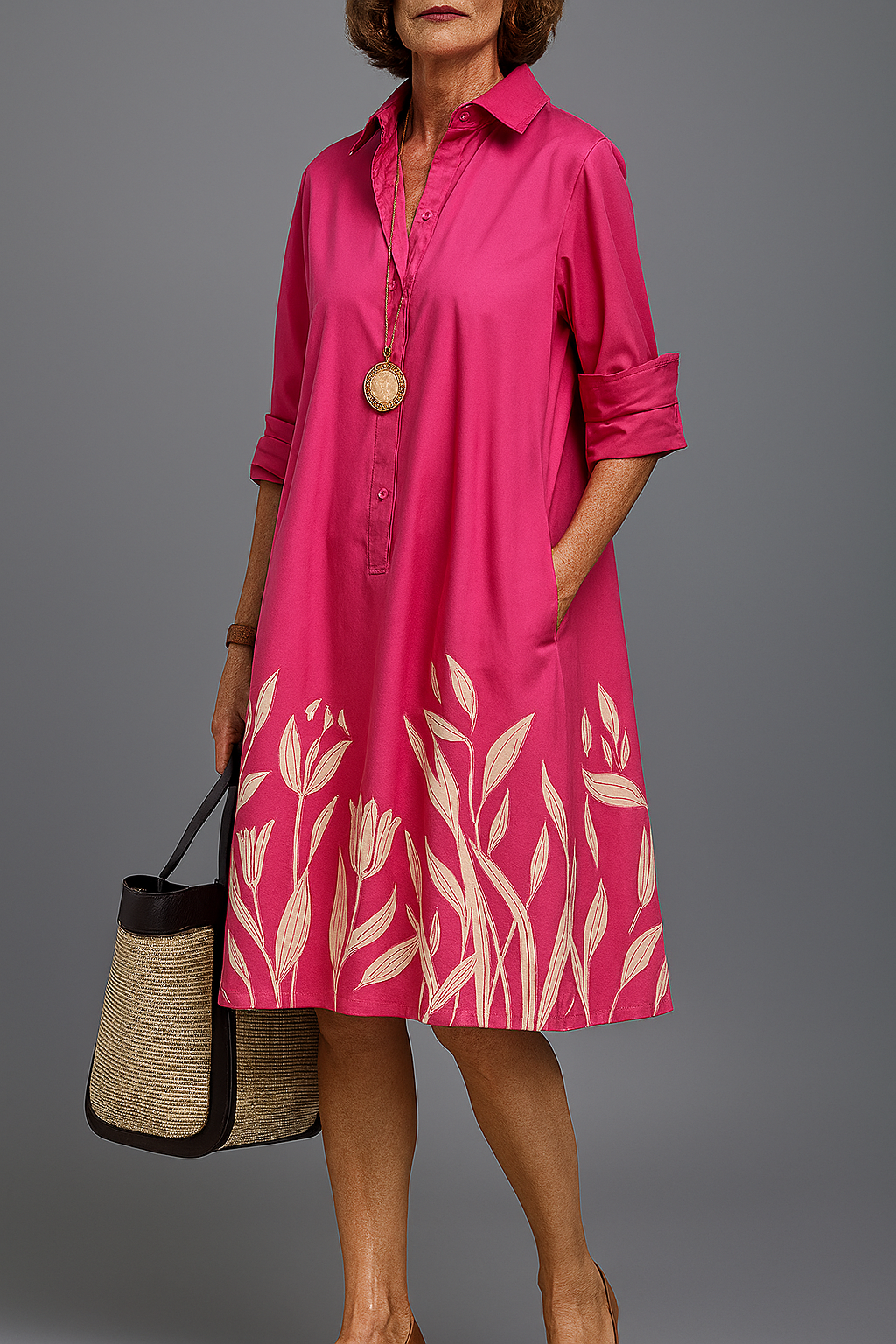 Flor | Vestido midi cómodo